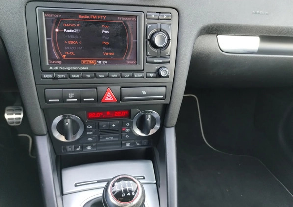 Audi S3 cena 36999 przebieg: 218257, rok produkcji 2007 z Siechnice małe 379